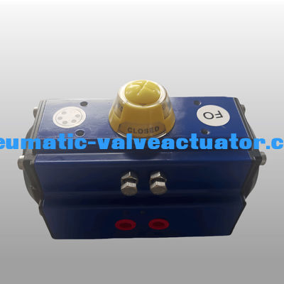 একক অ্যাকশন বায়ুসংক্রান্ত ঘূর্ণনশীল actuator NAMUR ISO5211 DIN3337 মান জন্য ভালভ