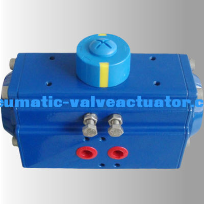 নীল PTFE কোটিংযুক্ত র‍্যাক ও পিনিয়ন নিউম্যাটিক অ্যাকচুয়েটর